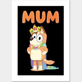 mom bluey Posters and Art